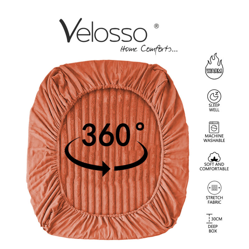 Fitted Sheet, Orange