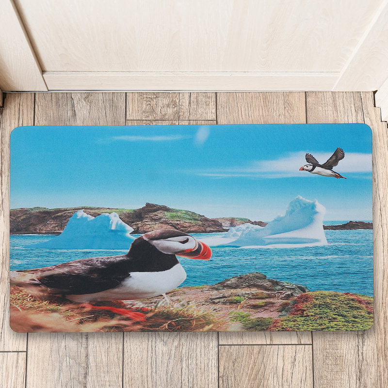 Puffin imprimé en caoutchouc