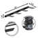 Crymble Steel Wall Mounted Adjustable Multi-Use Ski/Snowboard Rack