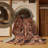 Machine Washable Persian Brown Area Rug-1918372493