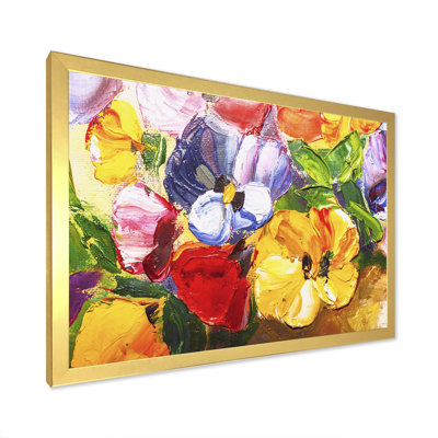 «Sunife Yellow Flowers II», reproduction sur toile flottante