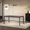 Oak Rectangular Solid Wood Top with Solid Wood Base Dining Table