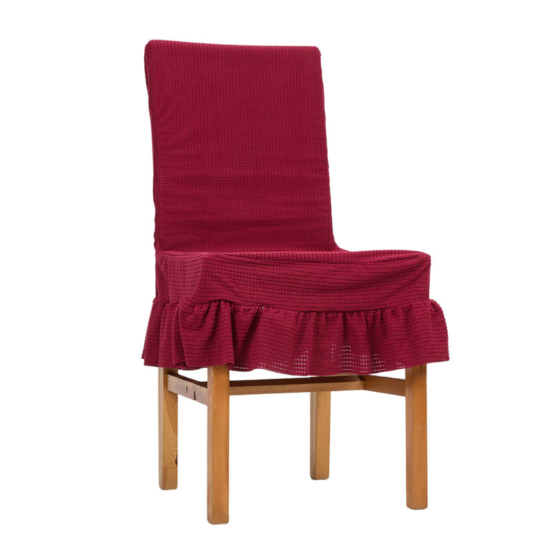 Dining Chair Slipcover, Wine Red