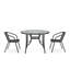 Abrion 2 - Person Patio Dining Set with Round Table-2107806179