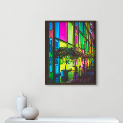 «Colorful Facade on Paper» par Felix Dubois, impression