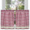 Jarrett Plaid Ruffled 58'' Cafe Curtain