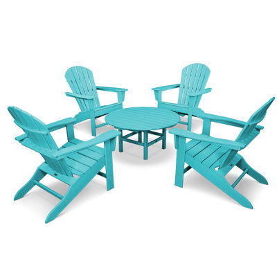 POLYWOOD South Beach 5-Piece Conversation Group