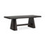 Table de salle à manger extensible à double piédestal