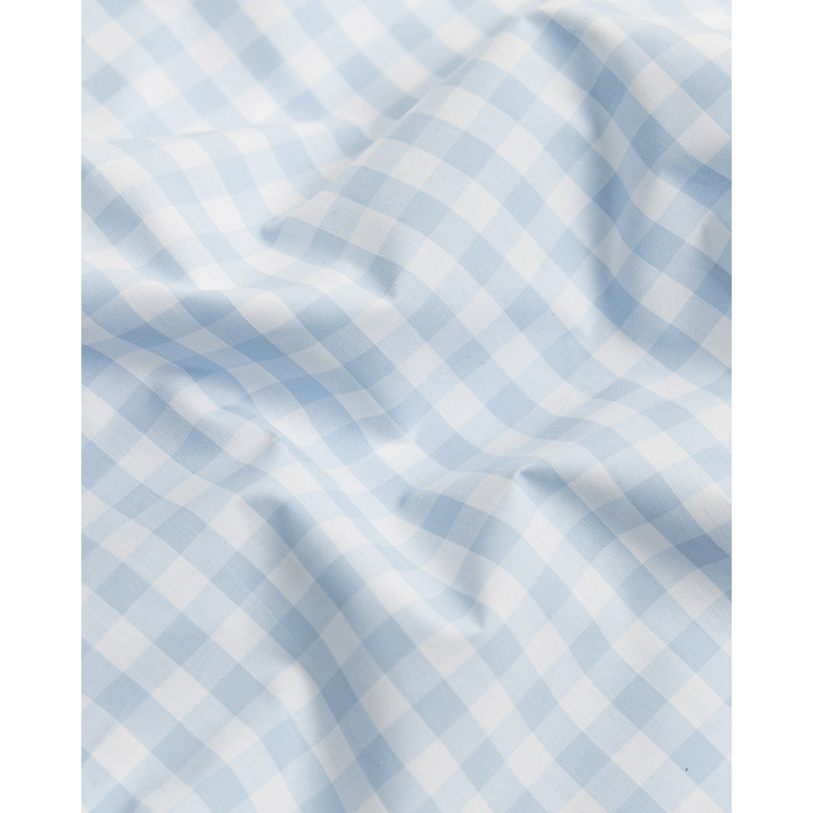 Gingham Duvet Set, White/Pink, Twin