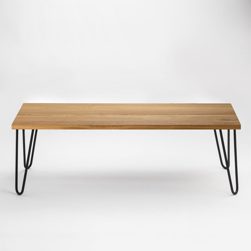 Solid Wood Bench, 40cm H x 150cm W x 40cm D