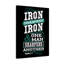 Iron Sharpens Iron Proverbs 27:17 - Wrapped Canvas Print-2116005687