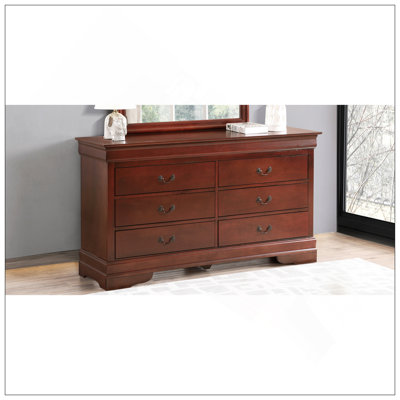 Commode Louis Phillipe, cerise Glory Furniture