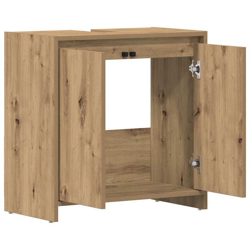 Shanitha Bathroom Cabinet, Artisan Oak