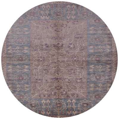 Tapis oriental brun / bleu