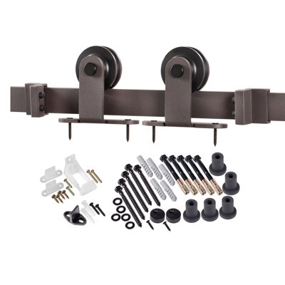 Spectrum Top of Door Standard Single Barn Door Hardware Kit