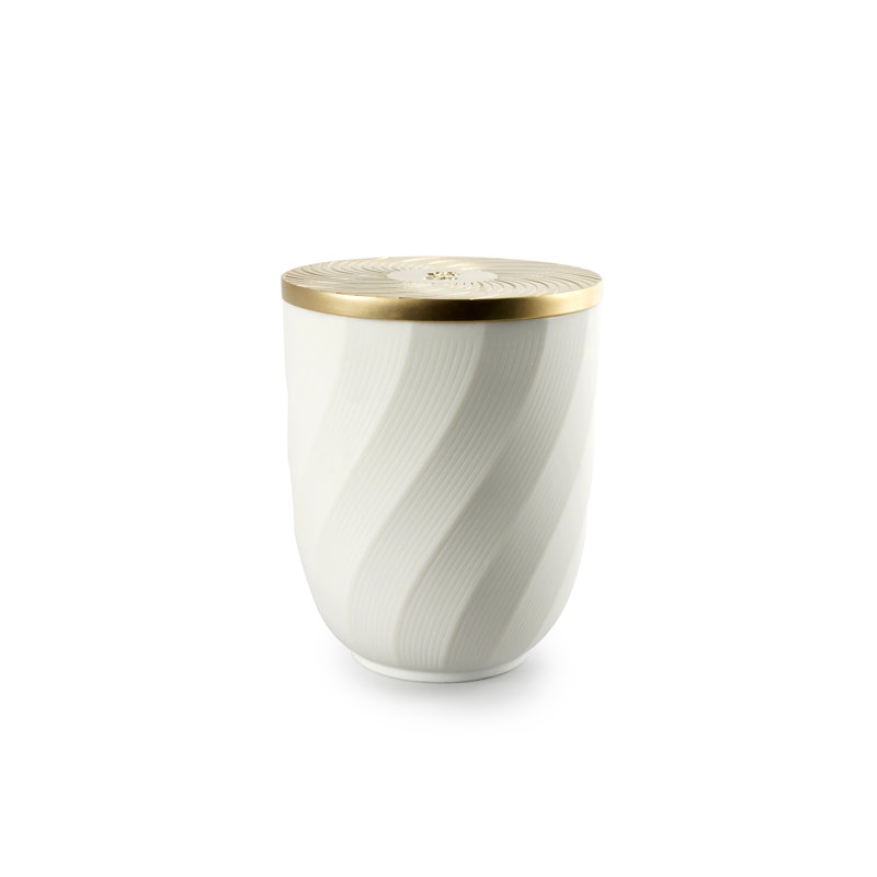 Ice Cream Vanilla Scented Jar Candle, 5.12" H x 3.94" W x 3.94" D