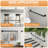4' Black Iron Wall Handrail-123106860