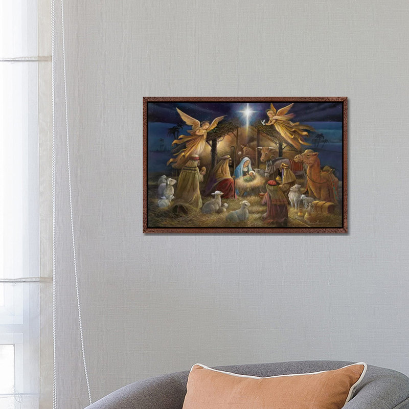 Ruane Manning - Print on Canvas, 66.04 cm H x 45.72 cm W x 3.175 cm D, Floater Framed