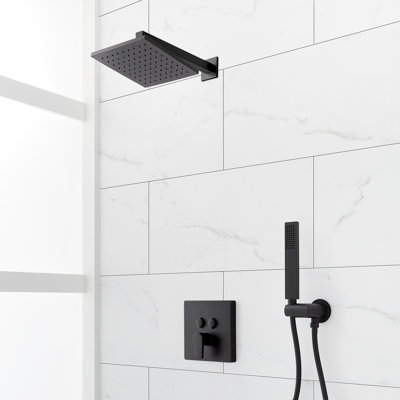 Système de douche simple avec douchette Hibiscus