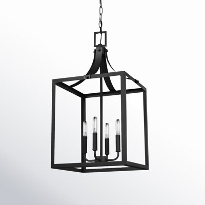 Carla 4 - Light Metal Dimmable Lantern Chandelier