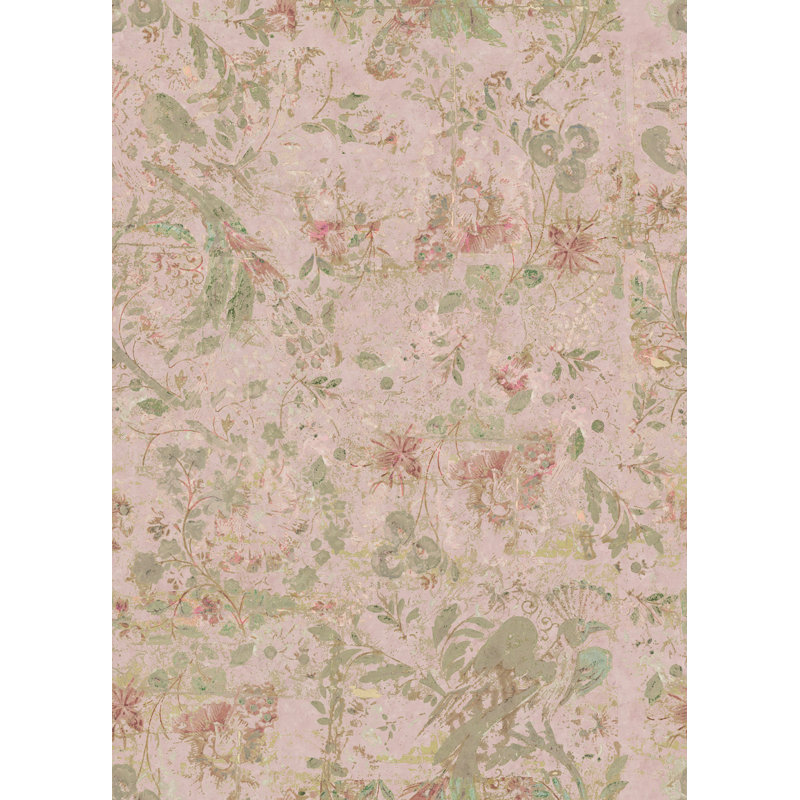 Yuki Osada Floral Double Roll, Muted Rose