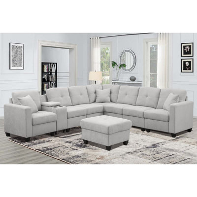 Canapé modulaire, LIGHTGREY