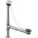 1.5" Chain and Plug Bathroom Sink Drain with Overflow