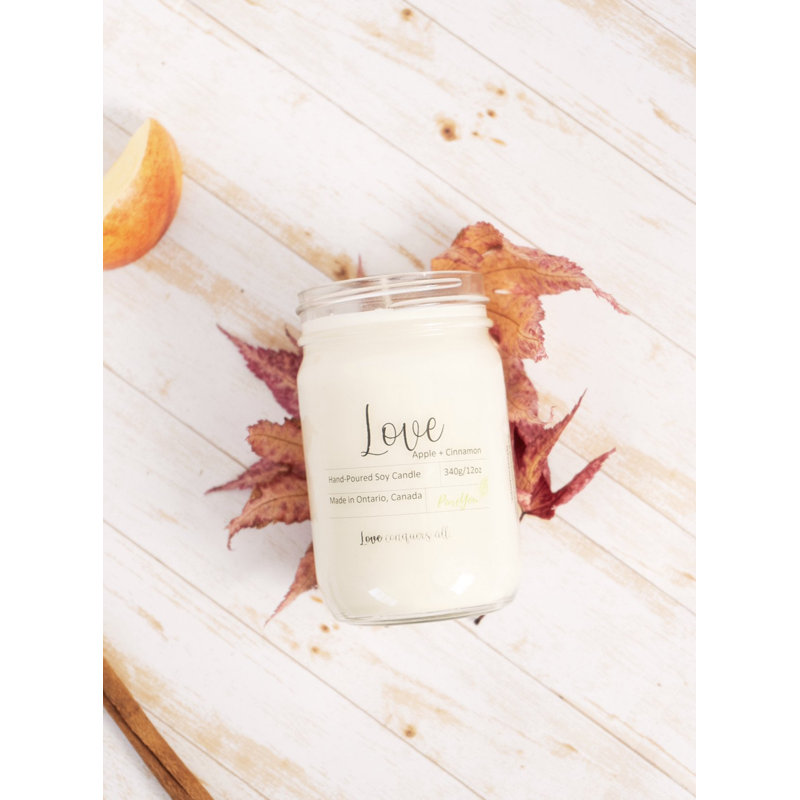 Bougie parfumée rose et pamplemousse rose