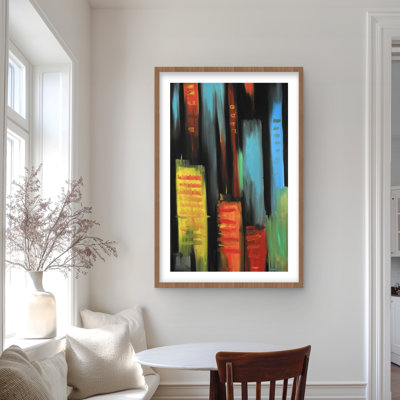 «Abstract Tall Buildings» - bâtiment noir mat