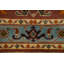 Tapis orange en laine orange transitionnel Oushak 6 x 9