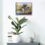 Art mural en verre épique 16 po x 12 po «pittoresque pont couvert» par Nicky Boehme