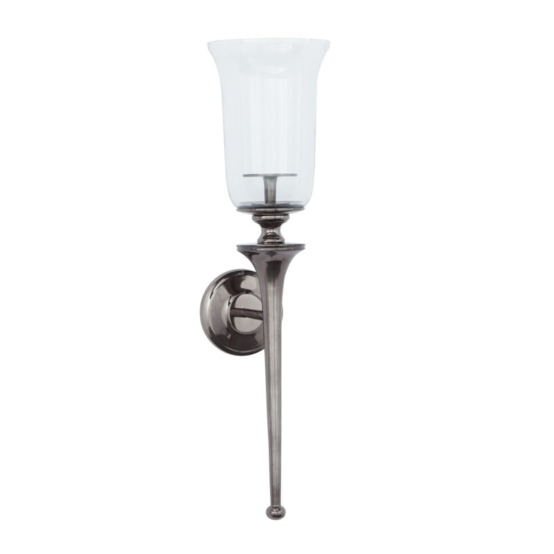 Aadirath Aluminum Wall Sconce, Black