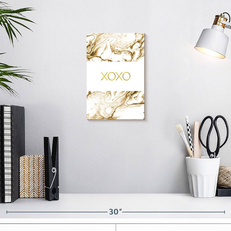Typographie Tergel Xoxo, H 12 po x l 8 po