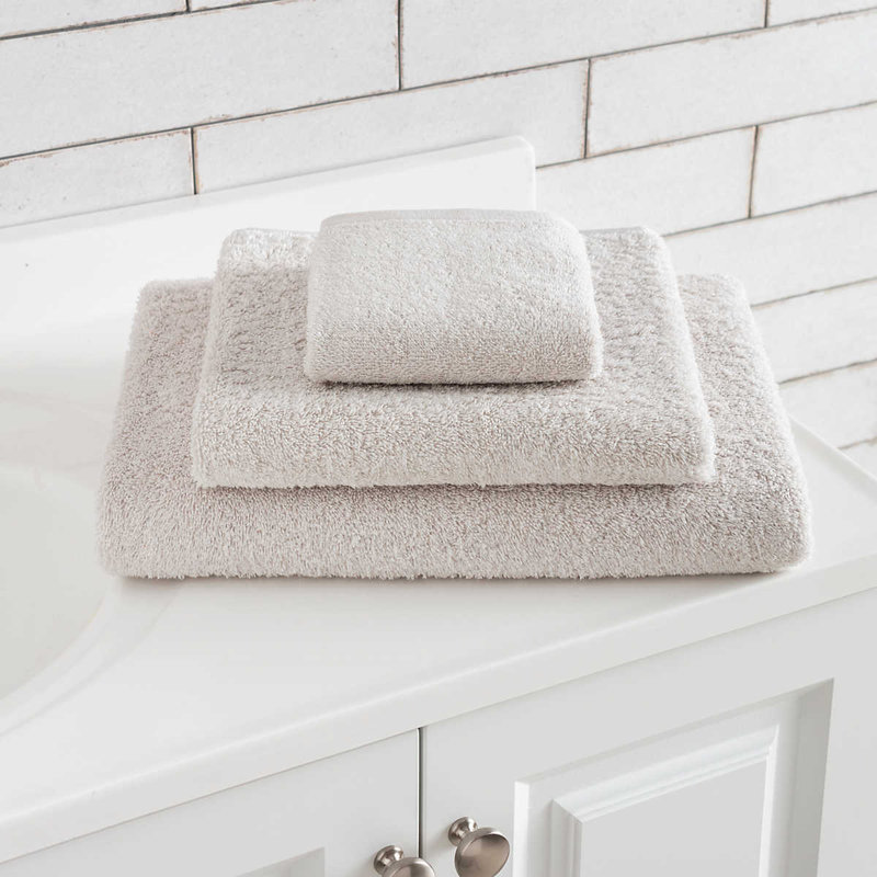 Signature Washcloth, Dove Gray