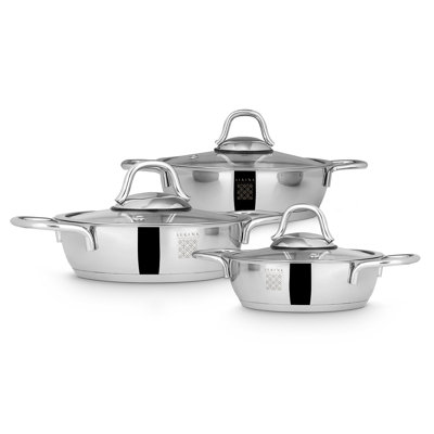 Serenk Definition 6 Pieces Steel Omelette Set