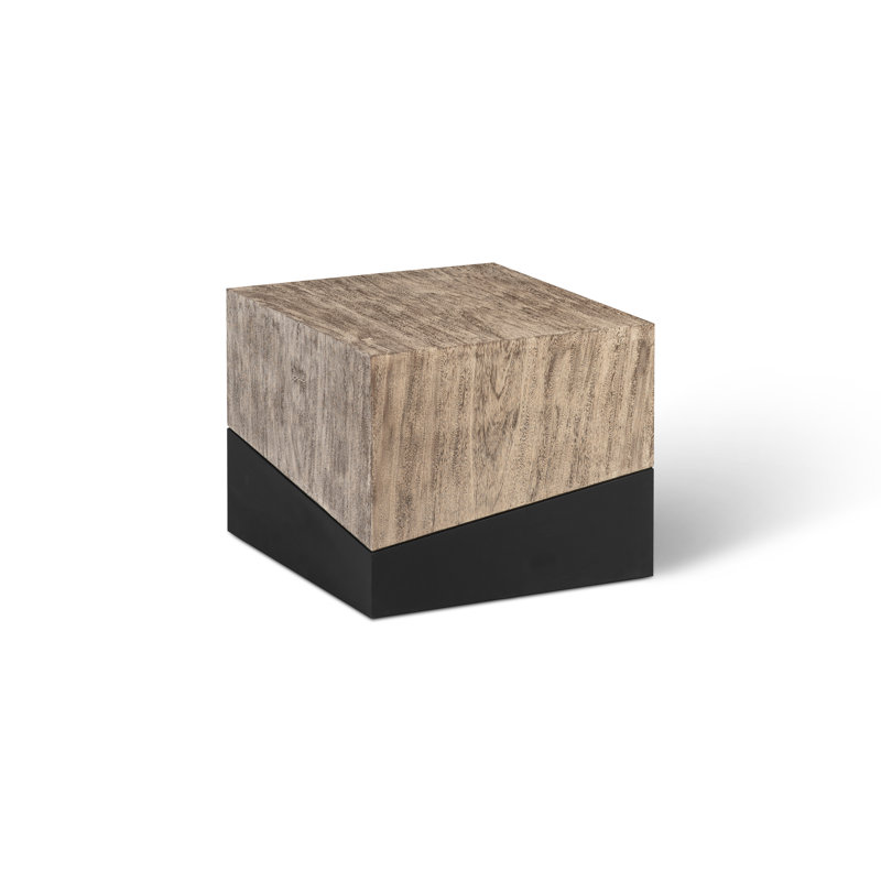Geometry Block End Table