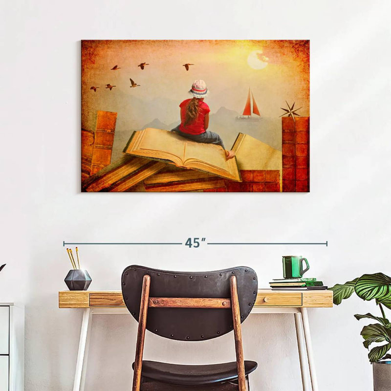 Reading And Reality, 26" H x 39" W
