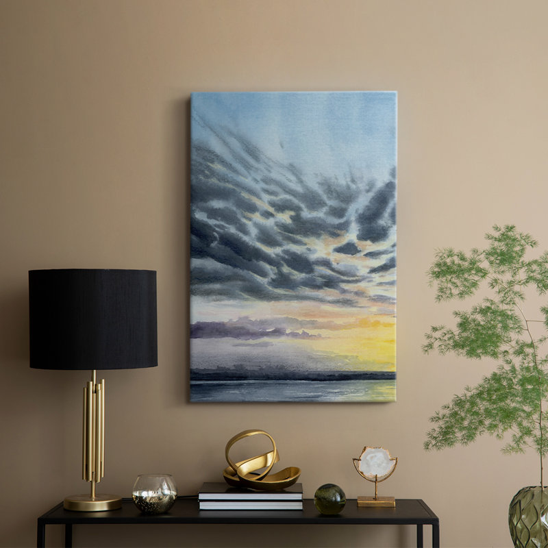 Anastasia Island Sunset I - galerie sur mesure Cavas, H 18 po x l 12 po