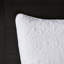 Couvre-lit réversible, double, blanc - Rembourrage luxueux en coton prélavé, superbe motif et 2 taies décoratives traitées pour l'hygiène Détente complète prélavée Design élégant Drapé magnifique sur les matelas Facile
