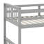 Lit simple superposé simple avec échelle, lit superposé en bois massif avec garde-corps de sécurité, mobilier de chambre peu encombrant-1309555498