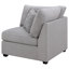 Fauteuil d'angle rembourré avec coussins Austin