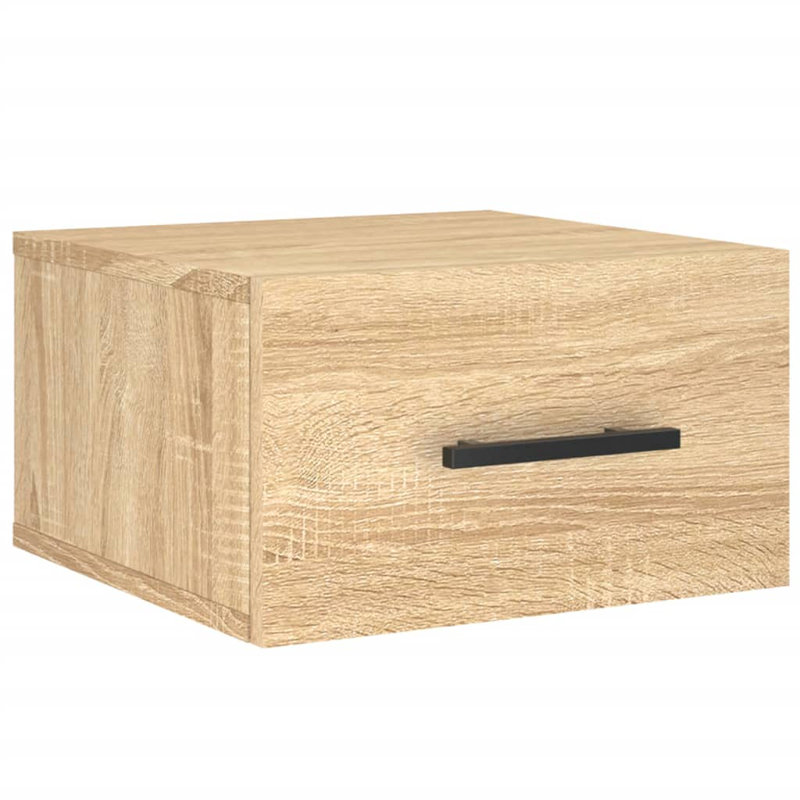 Makensie 35cm W Manufactured Wood Bedside Table, Sonoma Oak