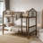 Twin Over Twin Playhouse Bunk Bed with House-Shaped Headboard