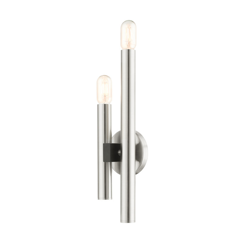 Armed Sconce, Brushed Nickel