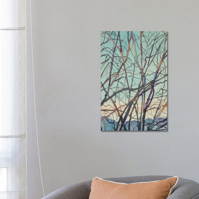 Bare Winter Branches 1 Piece Wrapped Canvas Wall Art