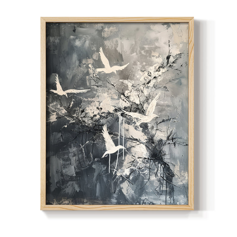 ANIMALS Series XLI, reproduction encadrée - bois massif, H 21 po x l 17 po