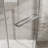 Neo-Angle Frameless Shower Door 36 In. D X 36 In. W X 72 In. H Corner Shower Enclosure With Clear Sgcc Tempered Glass Pivot Shower Door In Chrome Finish