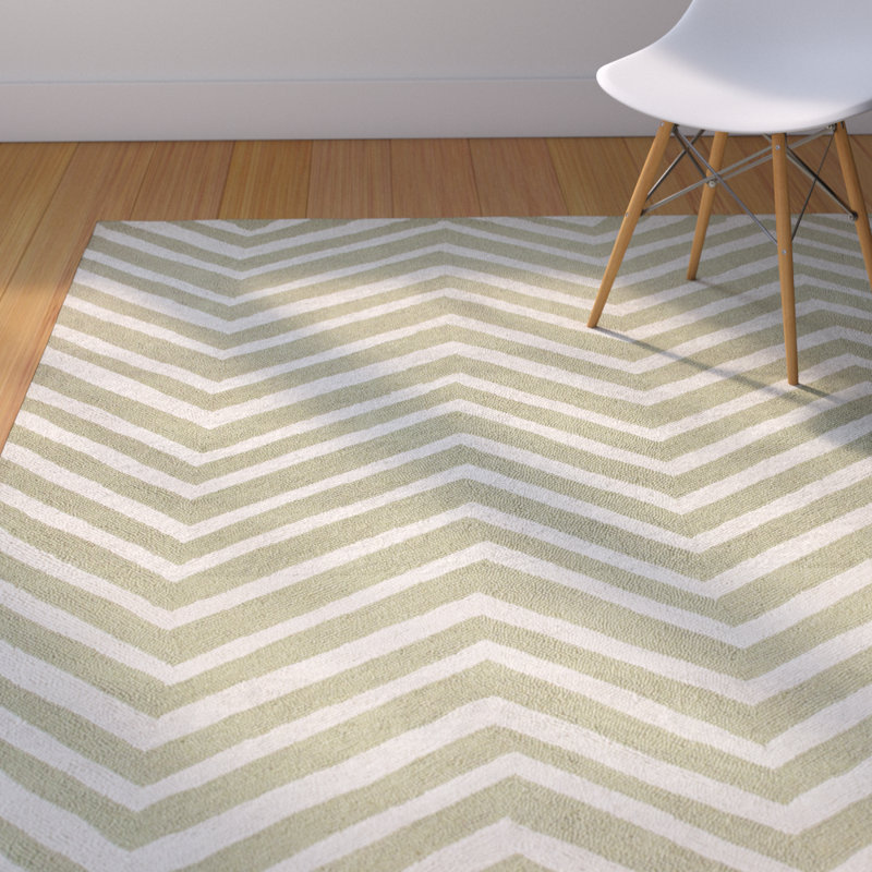 Wolfenbarger Wool Chevron Indoor Rug, Rectangle 3'6" x 5'6"