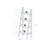 4-shelf Ladder Bookcase, Warm-1699971739