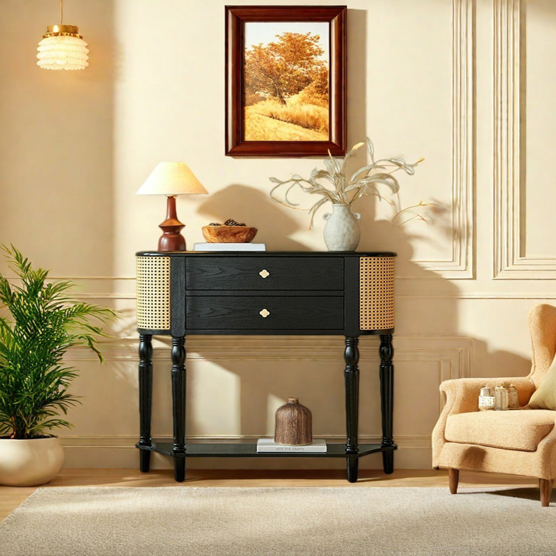 Console Retro Minimalist, 35.43" H x 43.31" W x 7.87" D